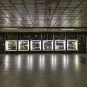 výstava stanice metra Muzeum, foto Martin Micka